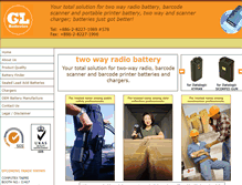 Tablet Screenshot of glbatteries.com